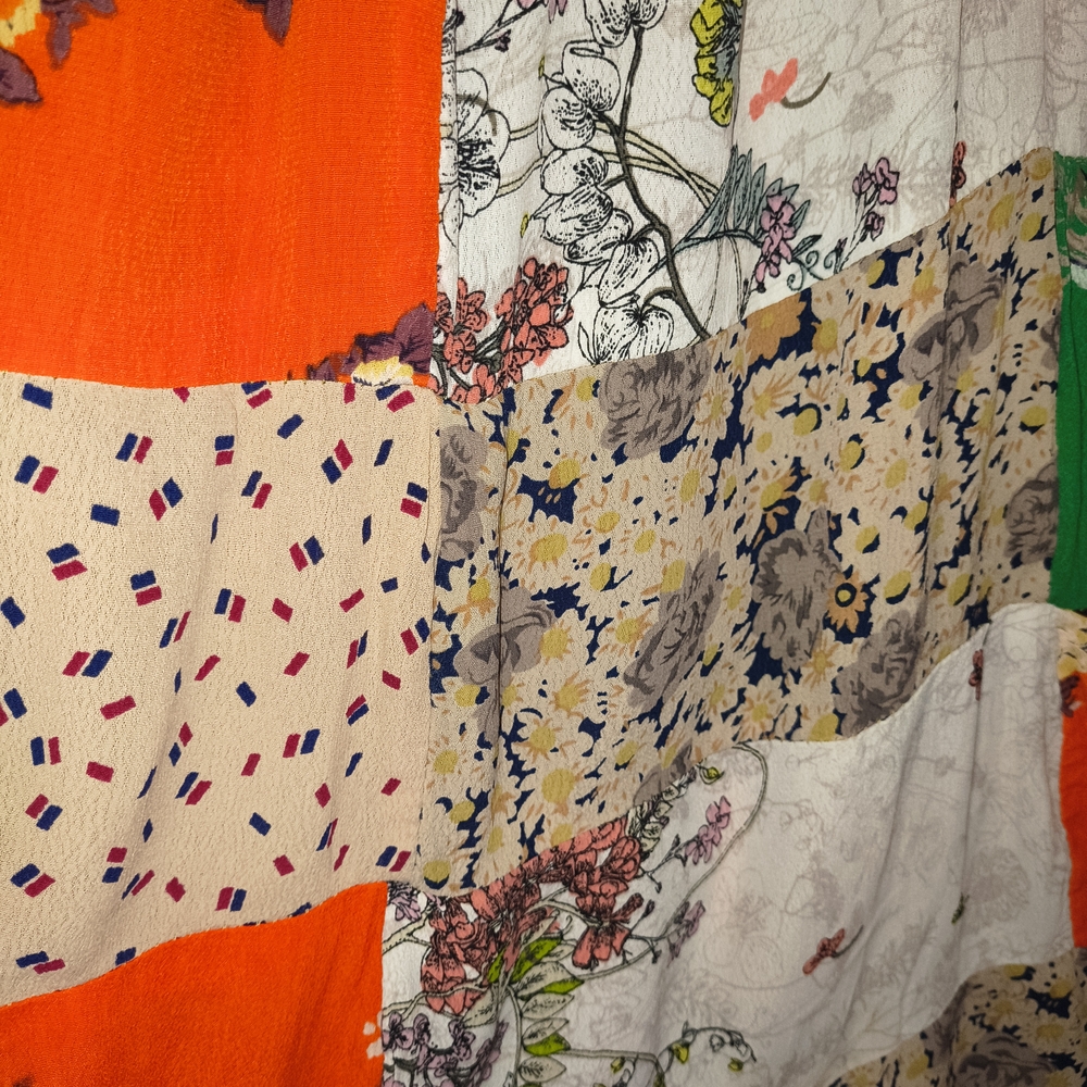 Colorful Patchwork Maxi Skirt - Picture 3 of 6